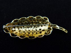 rhinestone leaf back